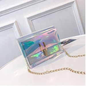 Clear Hologram Mini Crossbody Shoulder Purse